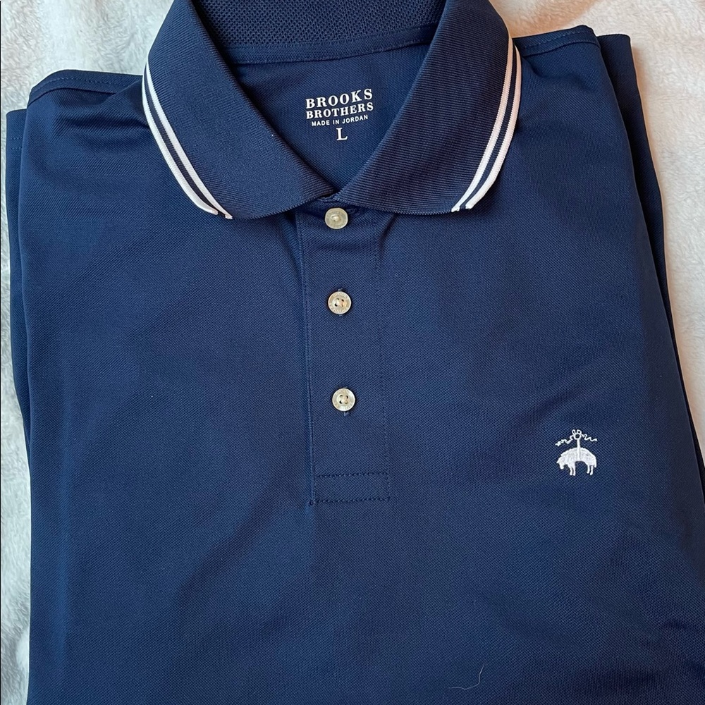 NWT Brooks Brothers Stretch Jersey Performance Polo Shirt